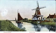 Hoornsediep molen en zijltjalk